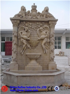 Grey Granite Stone Polished Garden Fountains,Water Features Exterior Fountains Factory Wholesale