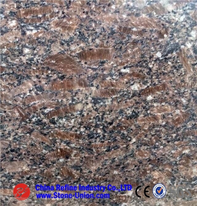 Royal Rose Granite,Pink Diamond Granite,Dark Brown Granite for Wall and Floor Applications, Countertops, Vanity