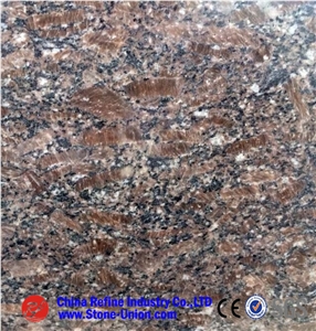 Royal Rose Granite,Pink Diamond Granite,Dark Brown Granite for Wall and Floor Applications, Countertops, Vanity