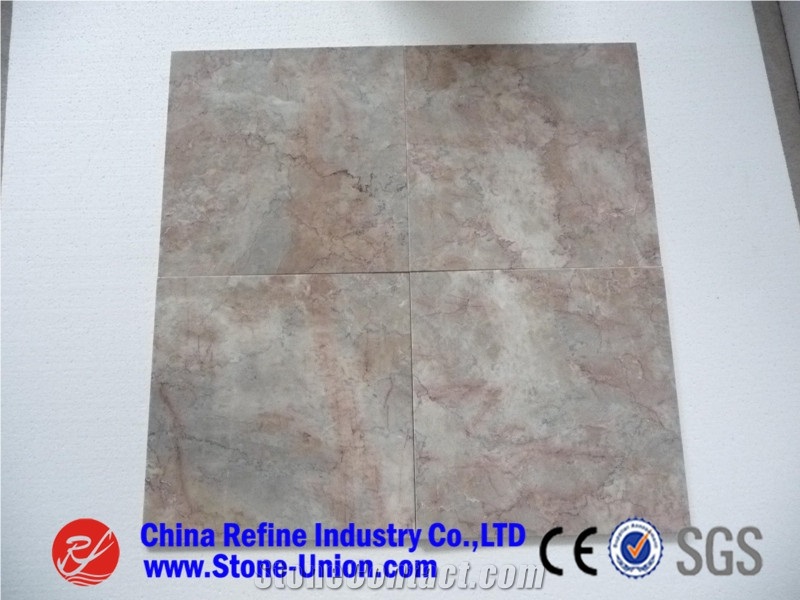 Syan Red Cream Marble, Pink Chinese Marble Tiles & Slabs,Marble Skirting,Marble Wall Covering Tiles,Marble Floor Covering Tiles