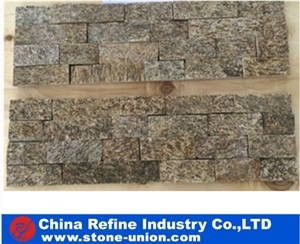 Tiger Skin Yellow Sandstone Cultured Stone,On Sale China Cultured Stone, Wall Cladding, Stacked Stone Veneer, Corner Stone Clearance
