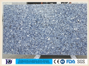 New Bule Quartz Slabs in China,Engineered Bule Quartz Stone for Kitchen,2cm Blue Solid Surface Quartz Slabs in Canada,3cm Silestone Blue Quartz Stone in Usa from Doingstone7509