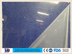 Polished Quartz Slabs, Crystal Quartz Slabs,2cm Blue Glass Chips Quartz Stone Slabs in Usa,3cm Engineered Quartz Stone in Canada7631