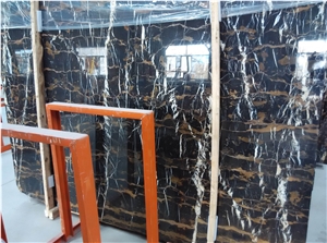 Black&Gold, Marble Tiles & Slabs, Marble Skirting, Marble Wall and Floor Covering Tiles, Pakistan Black Marble