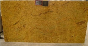 Madura Gold, Granite Tiles & Slabs, Granite Wall and Floor Covering, Granite Skirting, India Yellow Granite