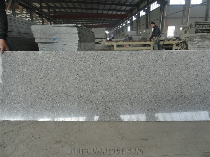 Cheap Chinese Granite Ice Grey/Pearl Blue Granite Stripes & Cut to Sizes