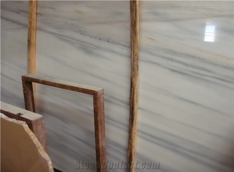 China Carrara White Marble Big Slabs & Tiles for Flooring
