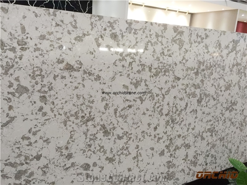 New Products Rose White Big Grainy Quartz Surfaces for Hotel Counter Tops,Flooring Tiles,Cambria New Solid Surfaces