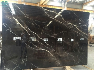 A Grade Quality St Laurent Marble Slabs,Brown Marble Slabs Book-Matched Pattern