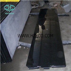 Best Prefabricated Black Galaxy Granite Stone Tile Worktop/Countertop for Kitchen