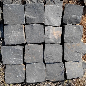 Black Basalt Cubic Stone Driveway Paving Stone