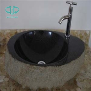 Black Granite Sink (Aura), Black Granite Sinks,Shanxi Black Granite Basin Stone Sink