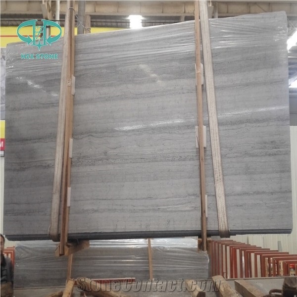 Blue Wooden Vein Grain Vein Cut Polished Marble Slabs for Floor/Wall Covering Serpeggiante Palissandro Crystal