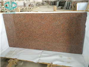 Cheap G562 Chinese Maple Red Granite Slabs,Maple Red for Bathroom Vanity Tops,Maple Red Granite Kitchen Countertops with Splash