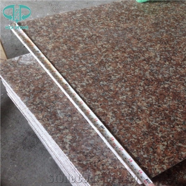 Cheapest G687 Polished Granite/Peach Red Polished Granite/China Pink Polished Granite Tiles & Slabs for Floor and Wall Covering