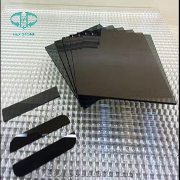 Crystallized Glass Stone/Nano Crystallized Glass/Microcrystal Glass Slabs & Tiles/Lamina Tile/Black Manmade Stone