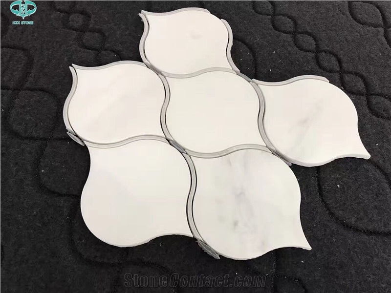 Customized Marble Mosaic Pattern Wall Tiles,Flooring Tiles Polished/Honed Mosaic Pattern