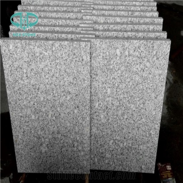 Flamed G602 Granite Floor Covering/Pavers/Tiles/Bianco Sardo/Hubei G602 Granite Pattern