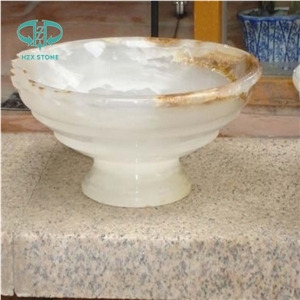 Full Set White Onyx Vanity Top,Granite Sink,Granite Bathroom Countertop,Bath Design
