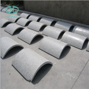 G603 Gray Granite Cylinder or Column for the Building