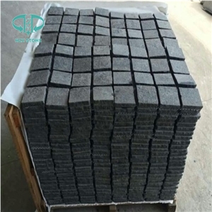 G684 Black Basalt Paving Cube Stone, Pavers for Garden Stepping Pavements