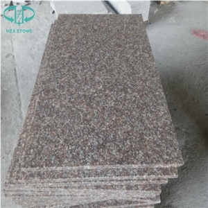 G687 Peach Red/China Pink Granite/China Red Granite, Slabs & Tiles