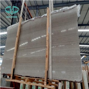 Grey Wooden Polished Marble Mosaic/Tiles/Slabs/Serpeggiante Vein Cut/Cut-To-Size for Flooring/Interior Decoration