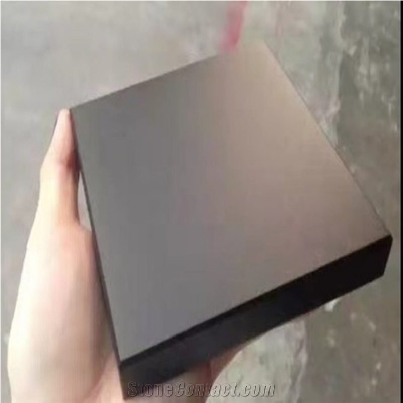 High Quality Pure Black Nano Glass Crystallized Stone