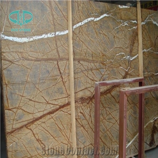 Home Decoration Stone Rain Forest Brown Marble
