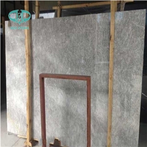 King Flower Marble Polished Slab, China Grey Marble for Wall Tile Countertop