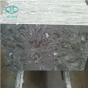 King Flower Marble Tile & Slabs, China Grey Marble for Floor Tiles and Wall Tiles