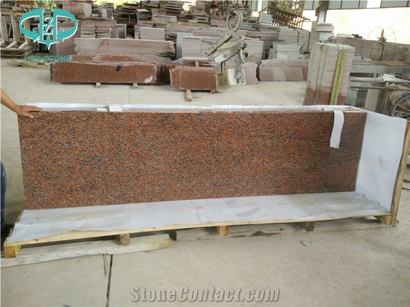 Maple Red Granite G562 Small Slabs for Kitchen Countertops,Wall Floor Tiles