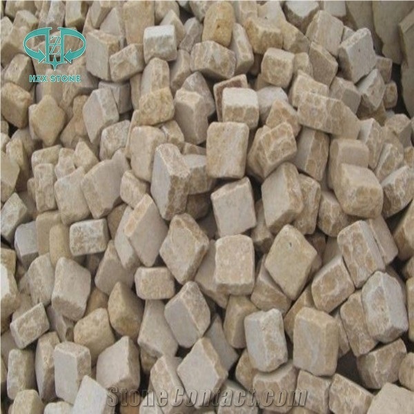 Natural /Flamed Dark Yellow Limestone Paving Stone for Building