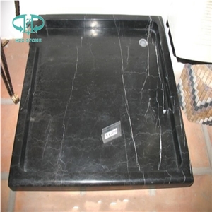 Negro Marquina, Nero Marquina Bath Basin, Bathroom Sinks, Black Marquina, Nero Marquina Marble Rectangle Basins