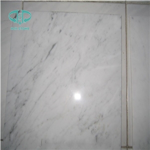 Polished Bianco Carrara White Marble Slab/Tile for Flooring/Wall