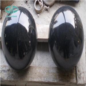 Polished Shanxi Black Granite for Round Ball