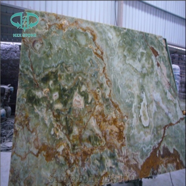 Premium Quality Light Green Onyx for Slab and Tile