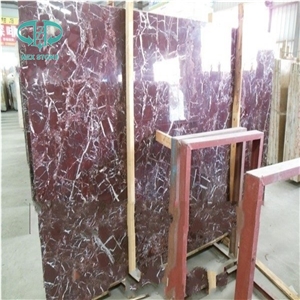 Rosso Levanto Marble Tiles & Slabs, Rojo Red Levanto Marble, Lilac Rouge Levantin,Italy Marble