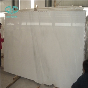 Royal White Marble Slabs for Countertop and Wall Cladding