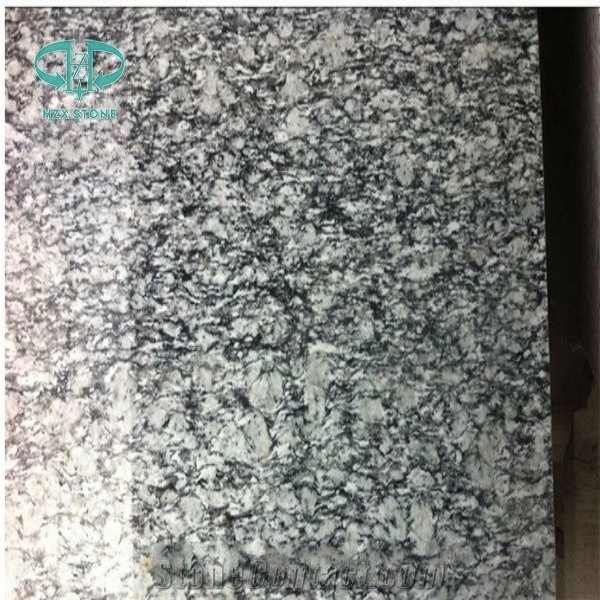 Spray White Granite Slabs & Tiles, Sea Wave Flower, Sea Wave Flower Granite, Seawave Grey Granite for Walling, Flooring, China Grey Granite
