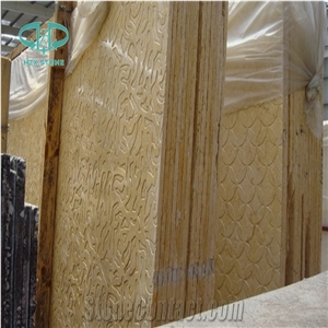 Sunny Yellow (Water Jet Surface)Beige Marble/ Sofital Gold Marble for Slab