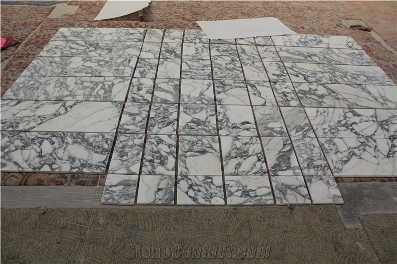 Arabescato White Polishing Marble Slab and Tile, Italy White Marble