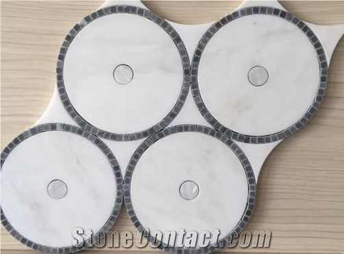 New Design Eastern White Marble Mosaic in New Shape for Bathroom Pattern Mosaic Tile Stone Mosaic