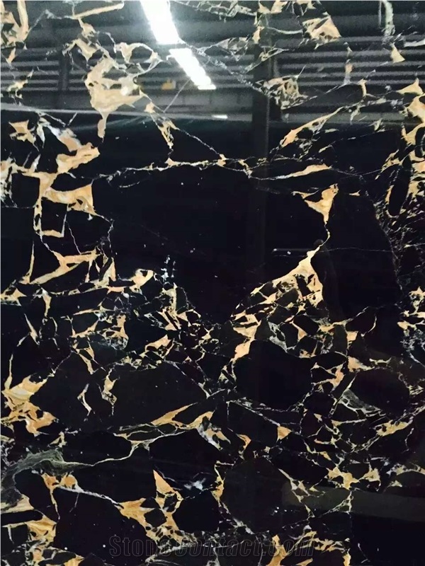Portoro Marble, Black Portoro Marble, Nero Portoro Marble, Black and Gold Marble
