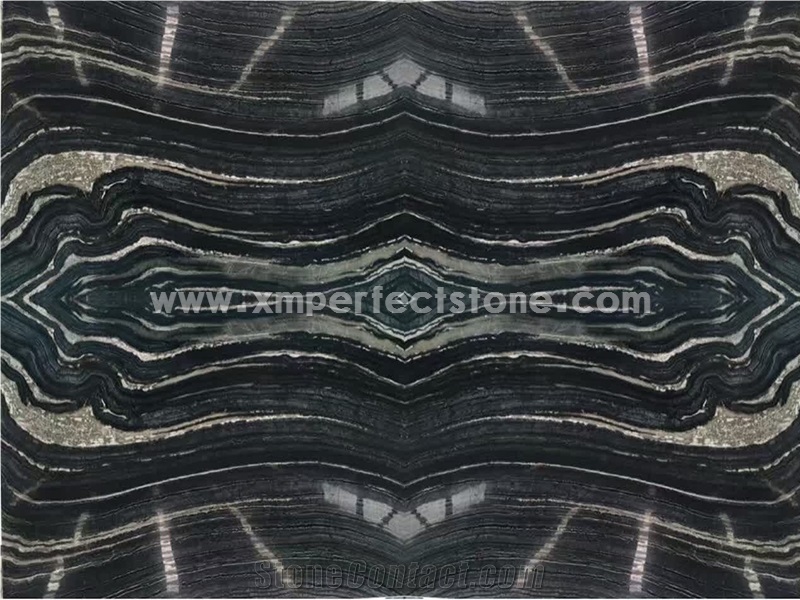Antique Wood Marble Slabs/Black Zebra Marble Tiles/Black Wooden Natural Marble