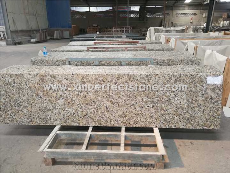 Beige Butterfly Granite Countertop Beige Natural Granite Prefab