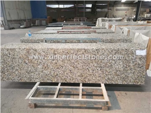 Beige Butterfly Granite Countertop Bullnose / New Butterfly Beige Granite Prefeb 2 cm / Beige Counter Home Decorate Kitchen Top / Solid Surface Countertops