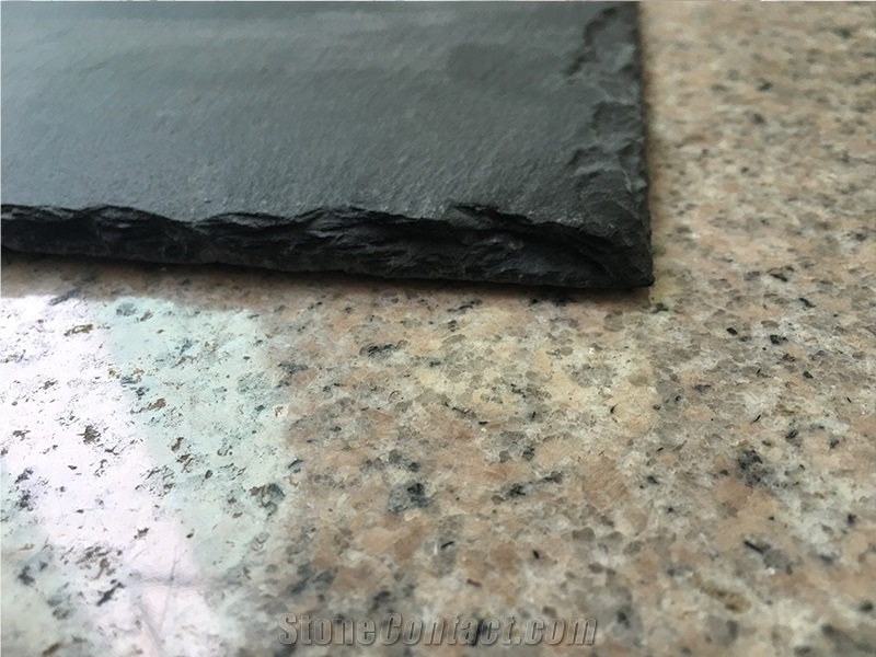 Black Roofing Slate Tile, Black Slate Floorings