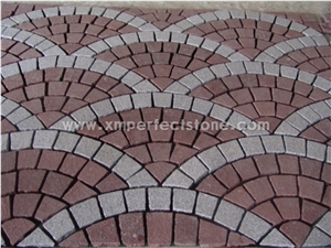 Cheap Granite Cobblestone Pavers / Pavers Walkway from China / Cobblestone M2 Price / Granite Cobblestone Paver for Sale / Outside Paving Stones / Walkway Paving Stones