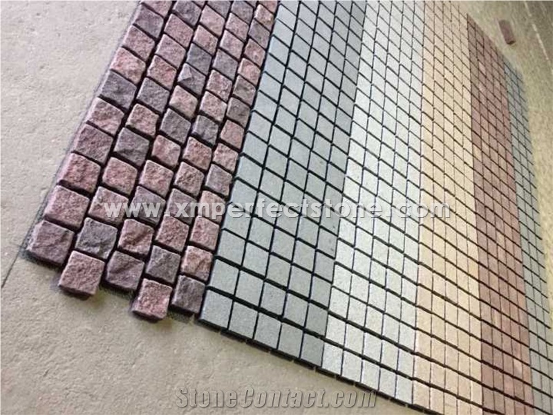 Cheapest Chinese Granite Curbstone / Garden Curbs / Road Side Curb Stone / Cube Stone 10x10
